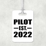 Pilot Established EST. 2022 - Luggage Bag Tag