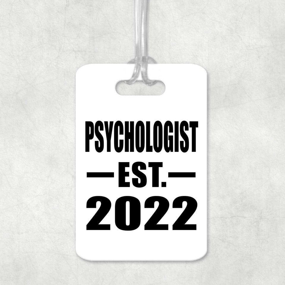 Psychologist Established EST. 2022 - Luggage Bag Tag