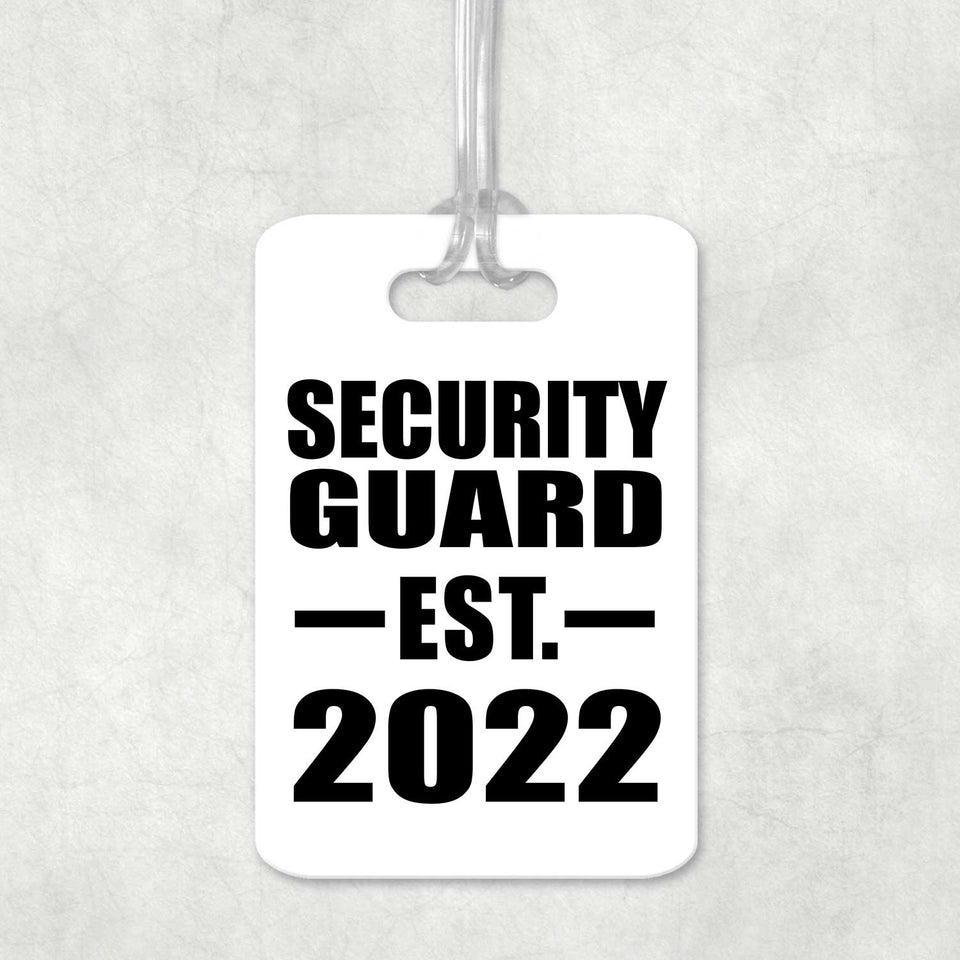 Security Guard Established EST. 2022 - Luggage Bag Tag