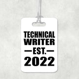 Technical Writer Established EST. 2022 - Luggage Bag Tag