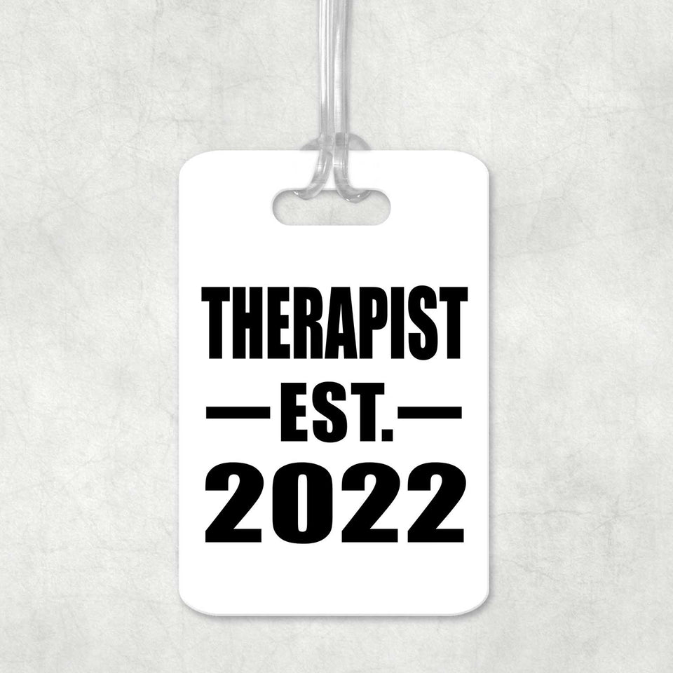 Therapist Established EST. 2022 - Luggage Bag Tag