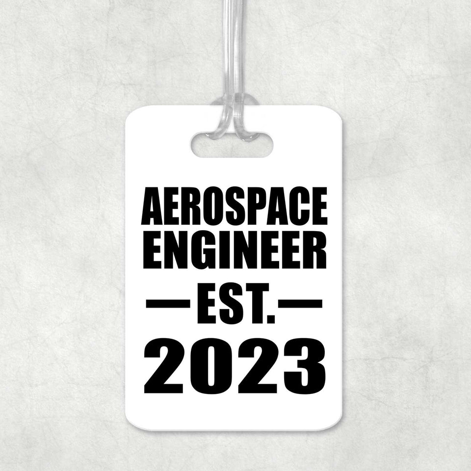 Aerospace Engineer Established EST. 2023 - Luggage Bag Tag