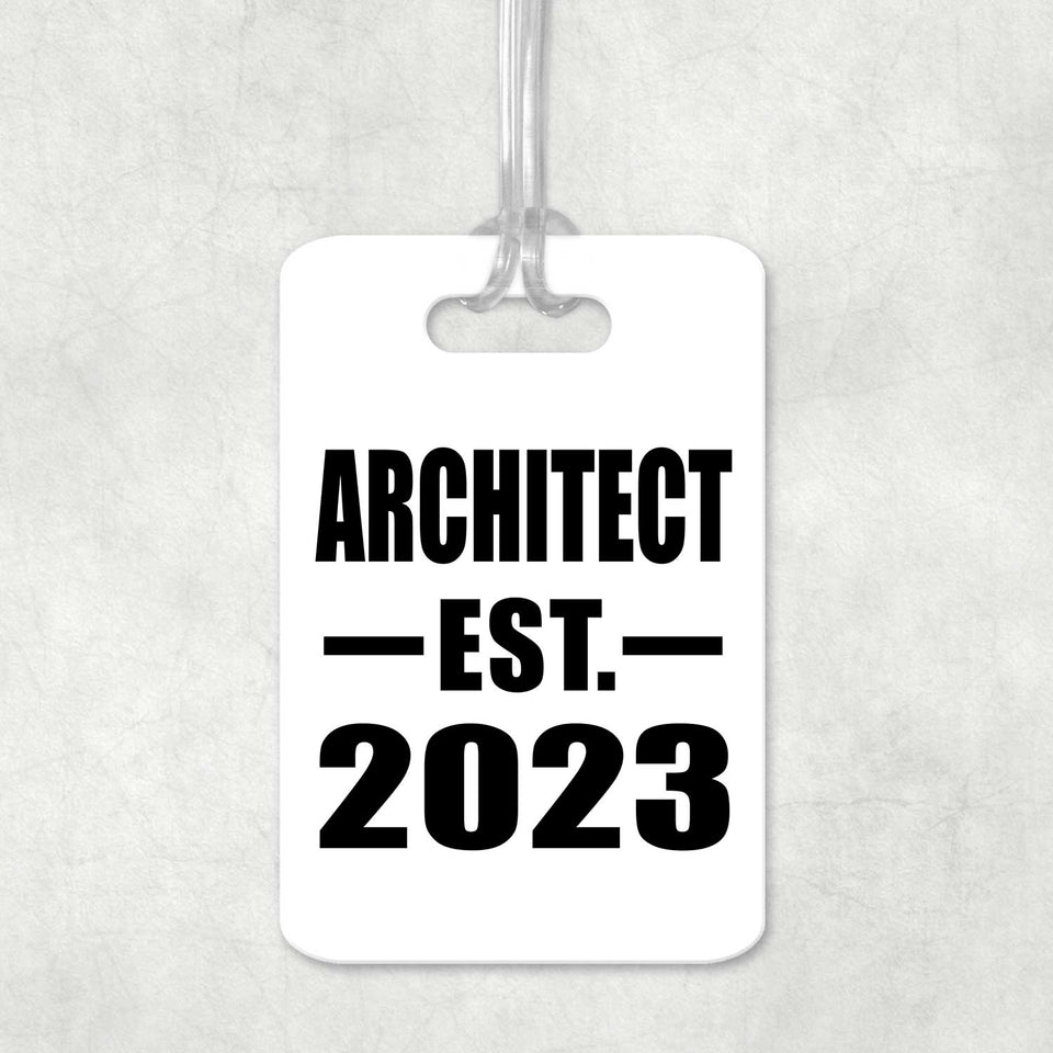Architect Established EST. 2023 - Luggage Bag Tag