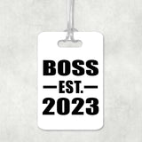 Boss Established EST. 2023 - Luggage Bag Tag