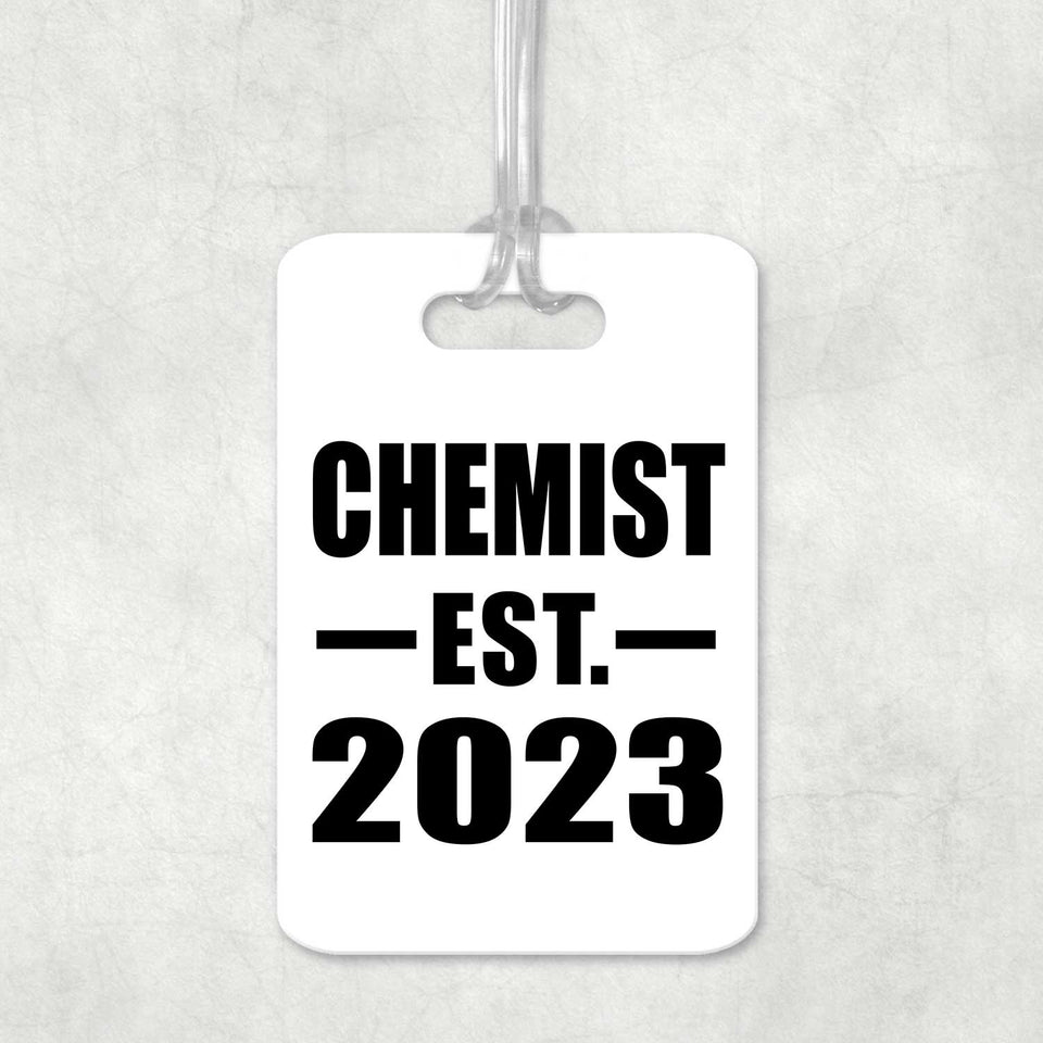 Chemist Established EST. 2023 - Luggage Bag Tag
