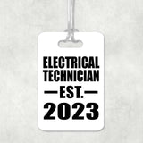 Electrical Technician Established EST. 2023 - Luggage Bag Tag