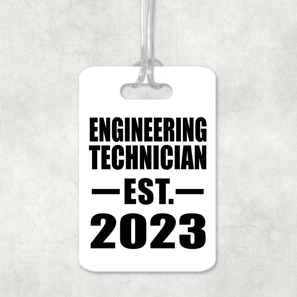 Engineering Technician Established EST. 2023 - Luggage Bag Tag