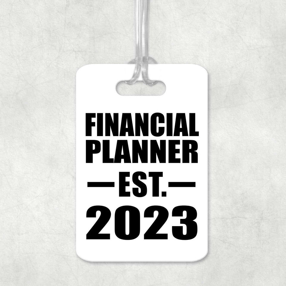 Financial Planner Established EST. 2023 - Luggage Bag Tag