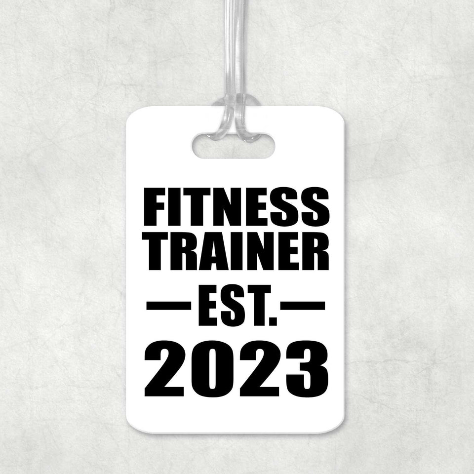 Fitness Trainer Established EST. 2023 - Luggage Bag Tag