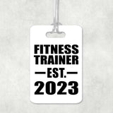 Fitness Trainer Established EST. 2023 - Luggage Bag Tag
