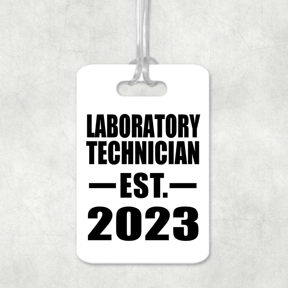 Laboratory Technician Established EST. 2023 - Luggage Bag Tag