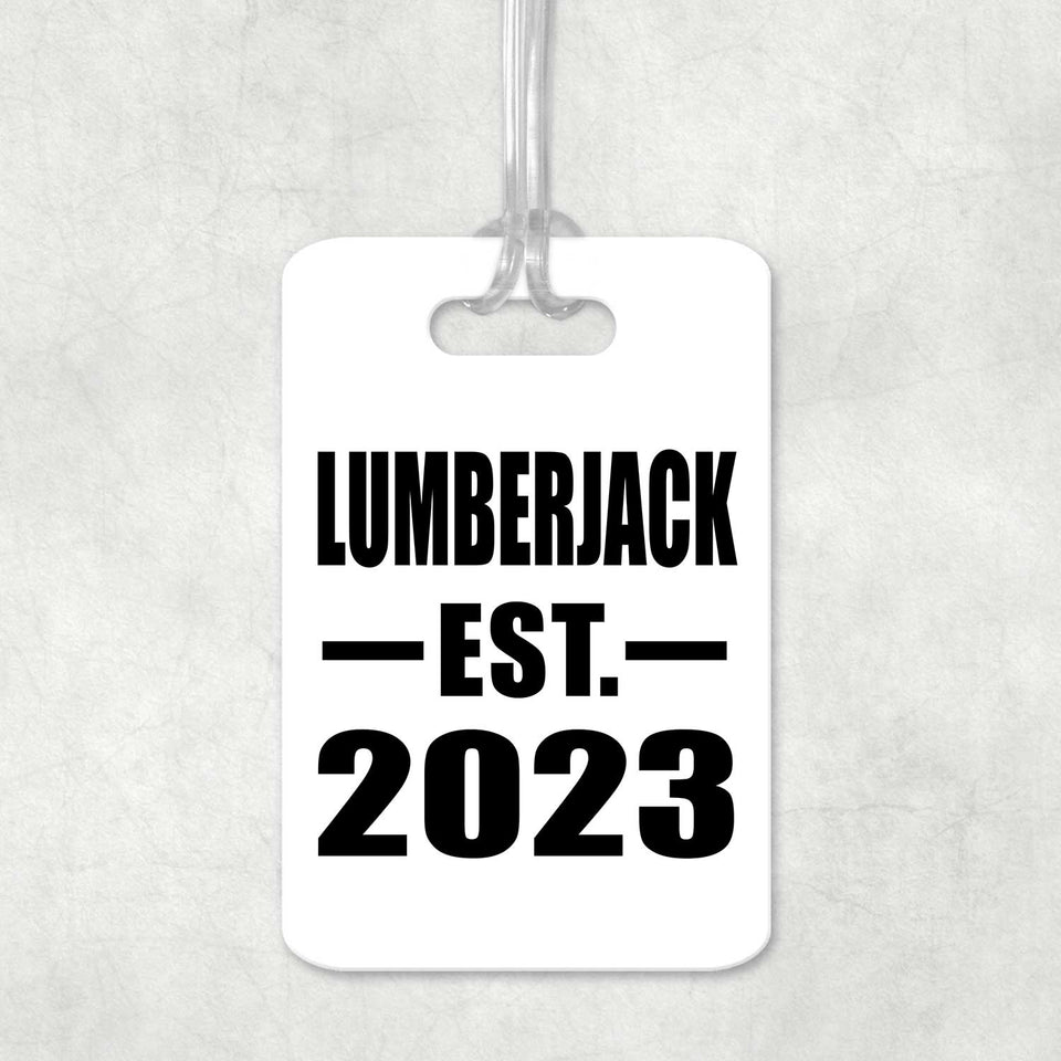 Lumberjack Established EST. 2023 - Luggage Bag Tag