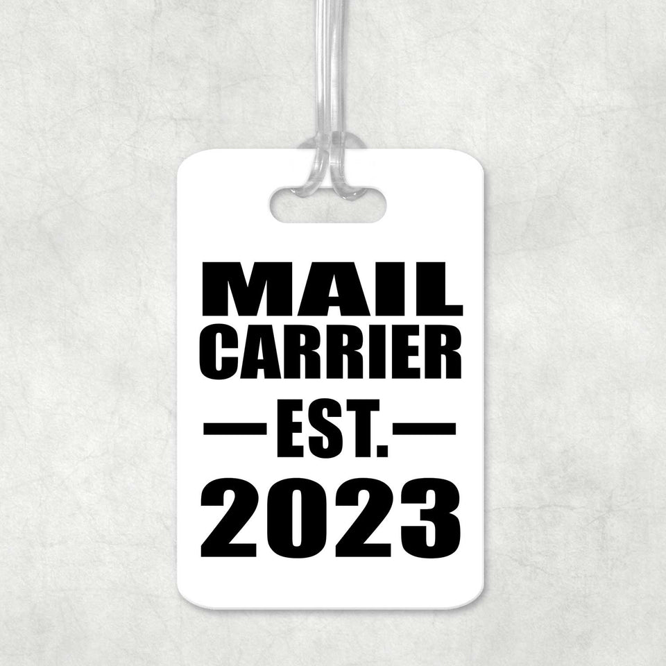 Mail Carrier Established EST. 2023 - Luggage Bag Tag