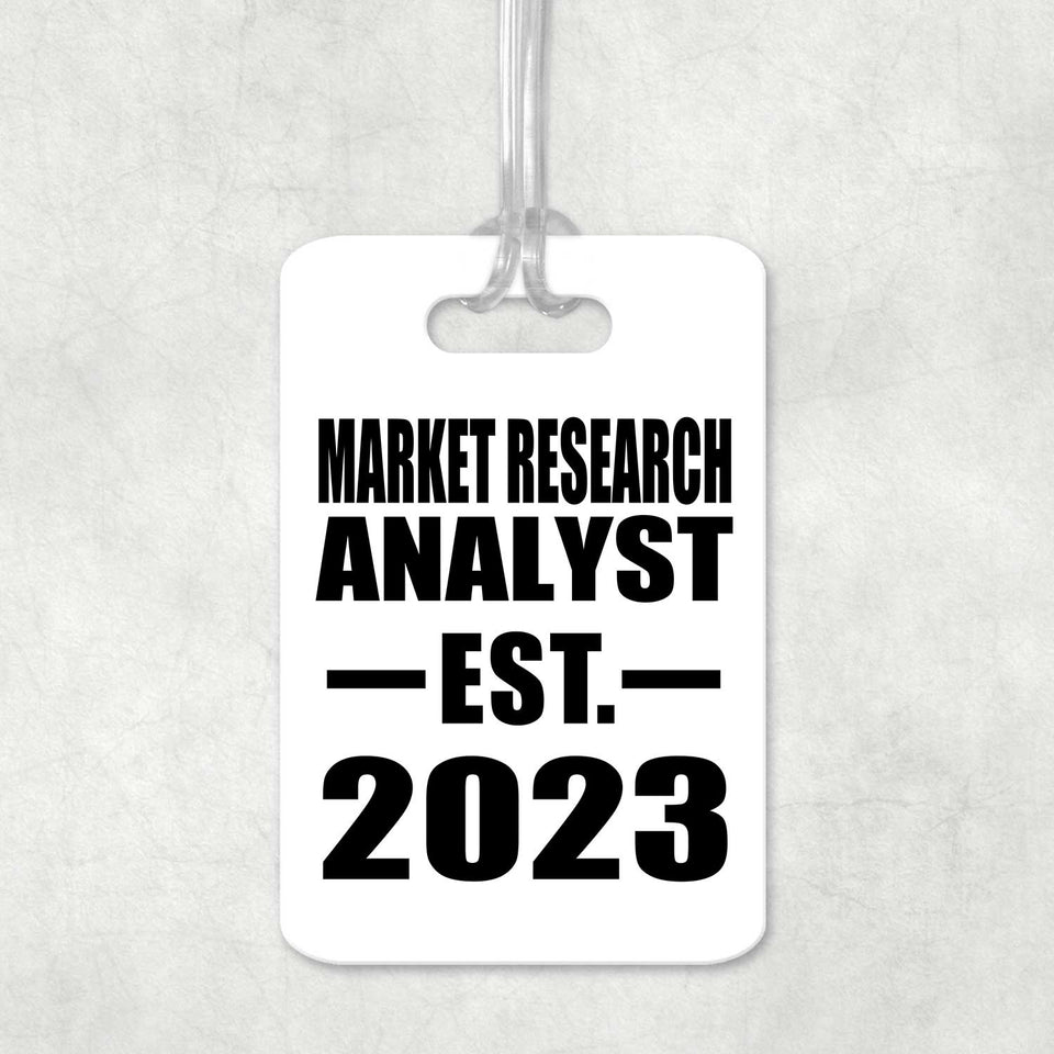 Market Research Analyst Established EST. 2023 - Luggage Bag Tag