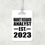 Market Research Analyst Established EST. 2023 - Luggage Bag Tag