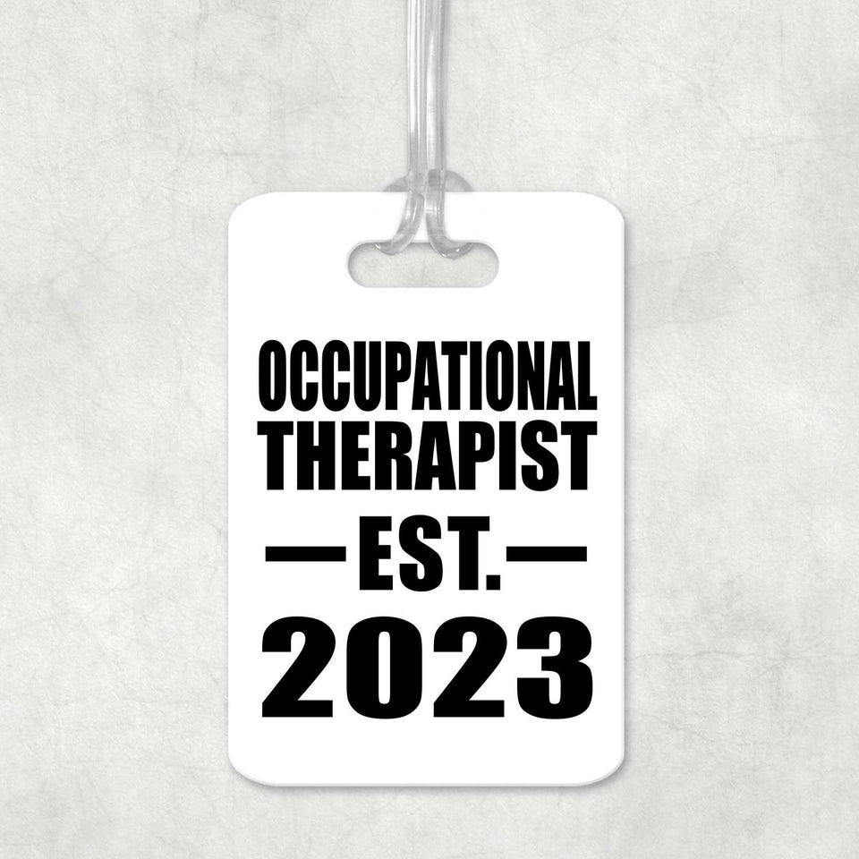 Occupational Therapist Established EST. 2023 - Luggage Bag Tag
