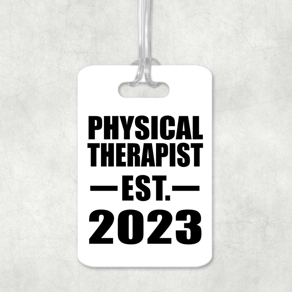Physical Therapist Established EST. 2023 - Luggage Bag Tag