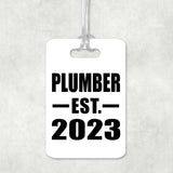 Plumber Established EST. 2023 - Luggage Bag Tag