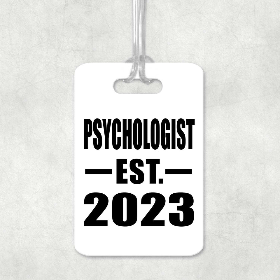 Psychologist Established EST. 2023 - Luggage Bag Tag
