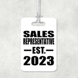Sales Representative Established EST. 2023 - Luggage Bag Tag