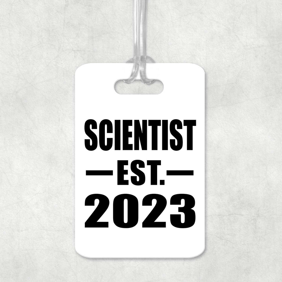 Scientist Established EST. 2023 - Luggage Bag Tag