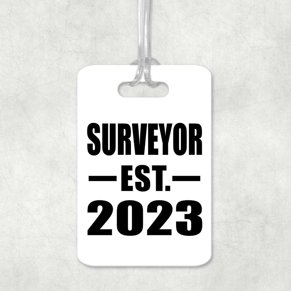 Surveyor Established EST. 2023 - Luggage Bag Tag