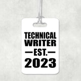 Technical Writer Established EST. 2023 - Luggage Bag Tag