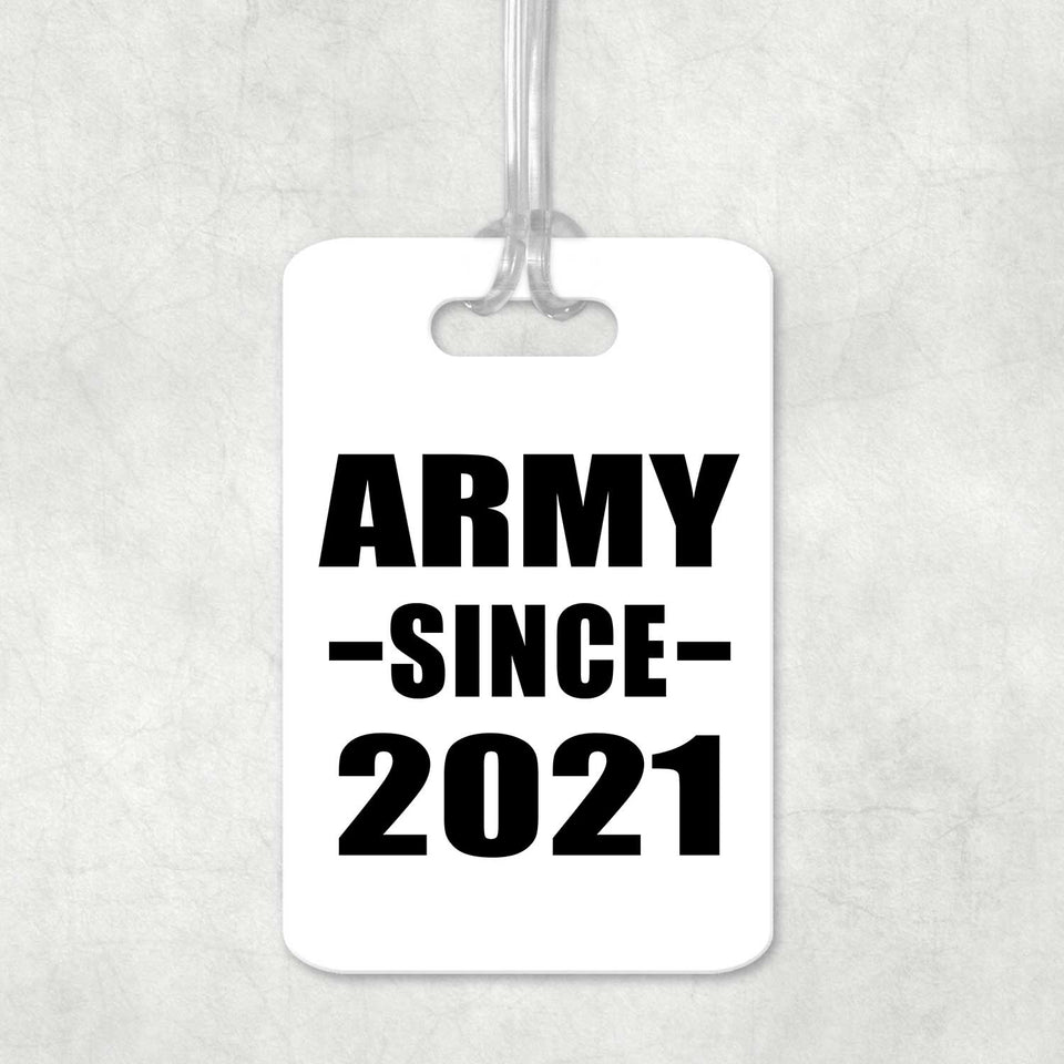 Army Since 2021 - Luggage Bag Tag