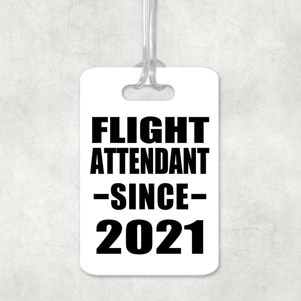 Flight Attendant Since 2021 - Luggage Bag Tag