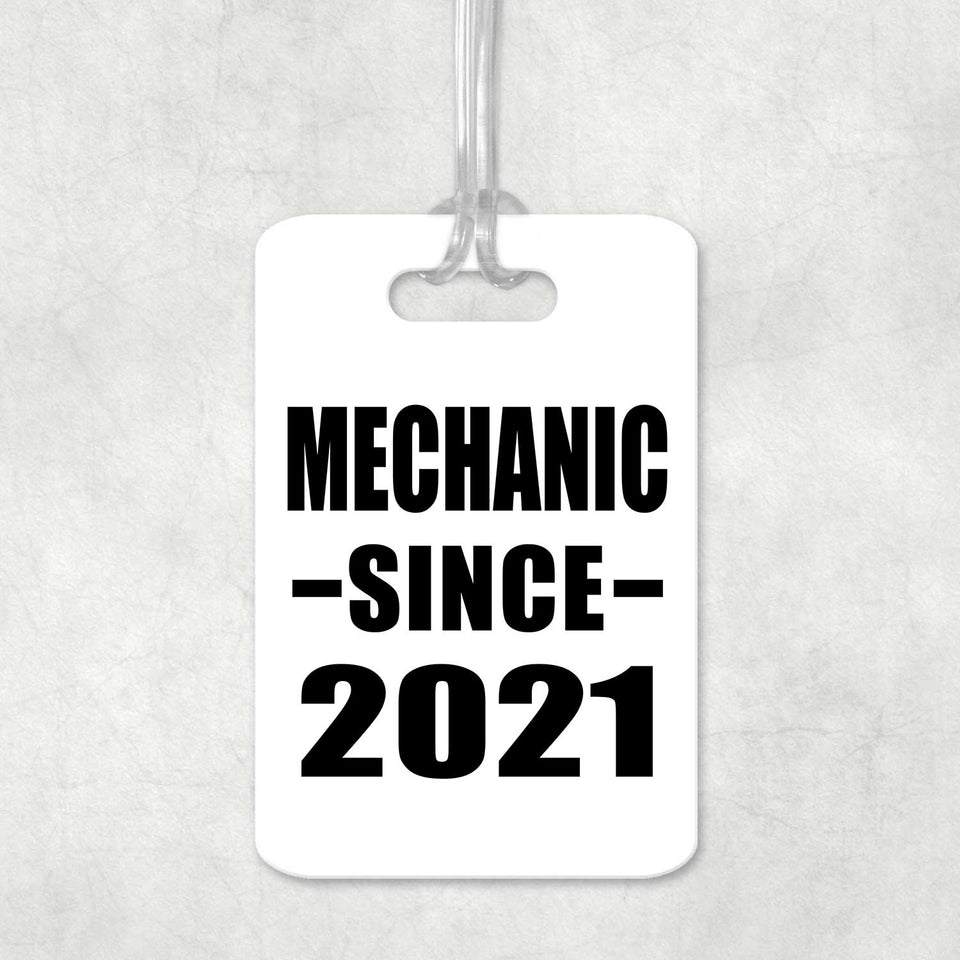 Mechanic Since 2021 - Luggage Bag Tag
