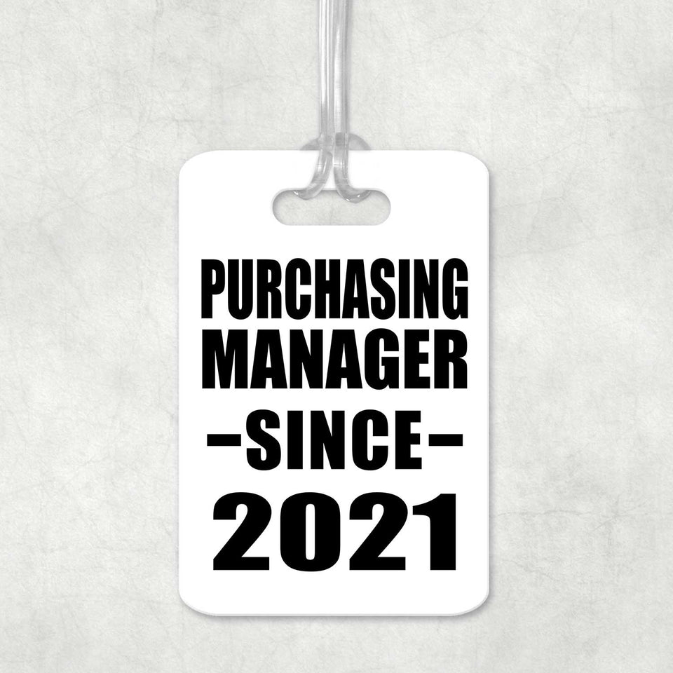Purchasing Manager Since 2021 - Luggage Bag Tag