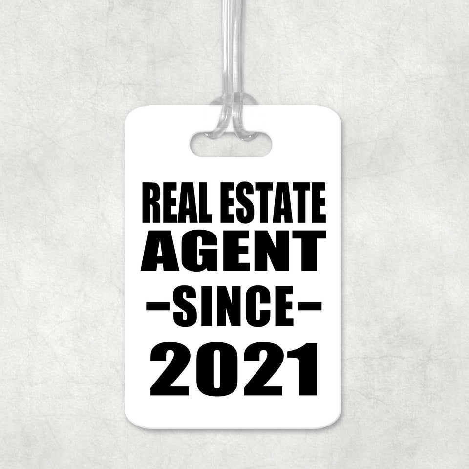 Real Estate Agent Since 2021 - Luggage Bag Tag