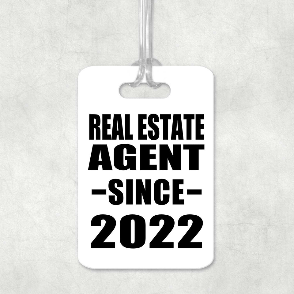 Real Estate Agent Since 2022 - Luggage Bag Tag