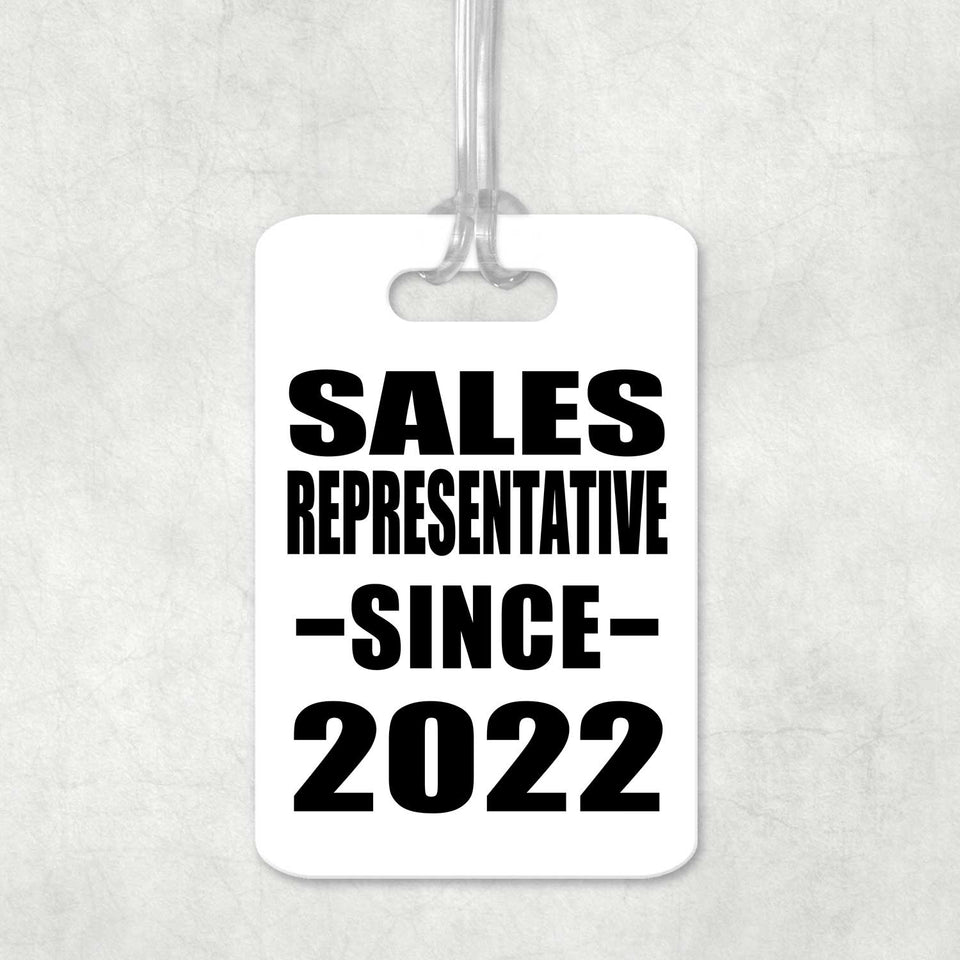 Sales Representative Since 2022 - Luggage Bag Tag