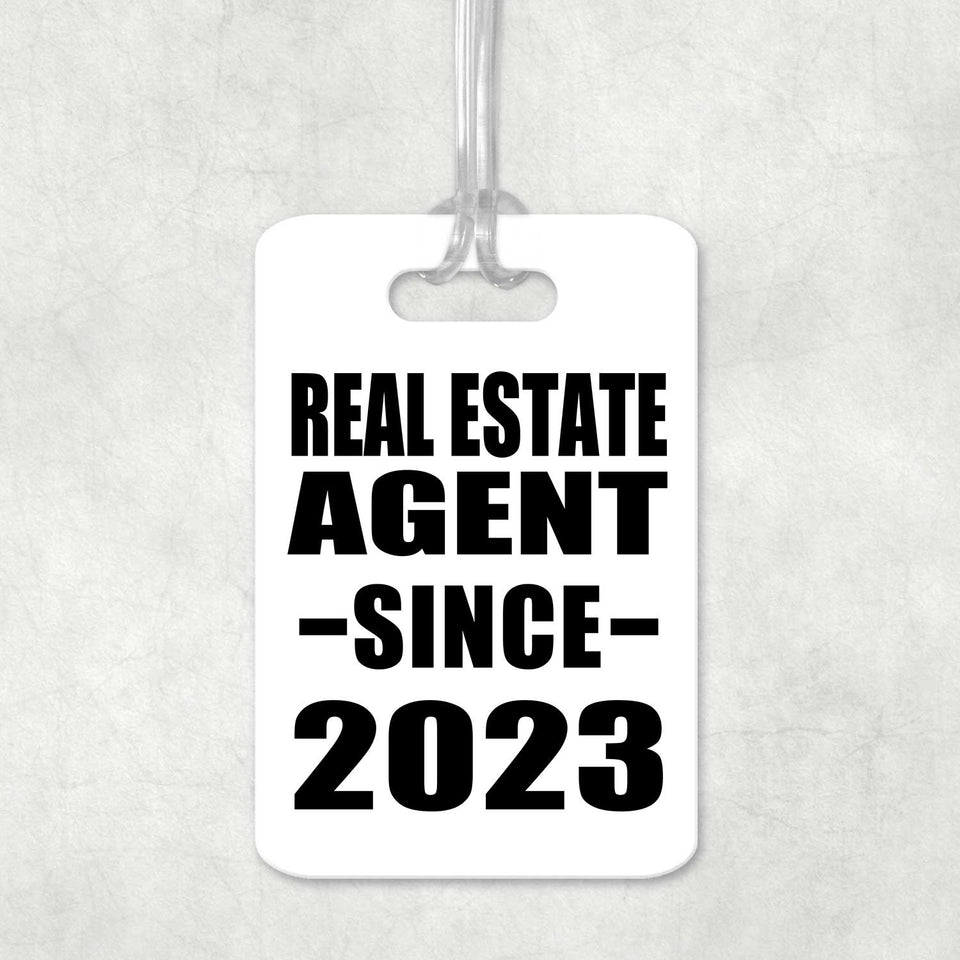 Real Estate Agent Since 2023 - Luggage Bag Tag