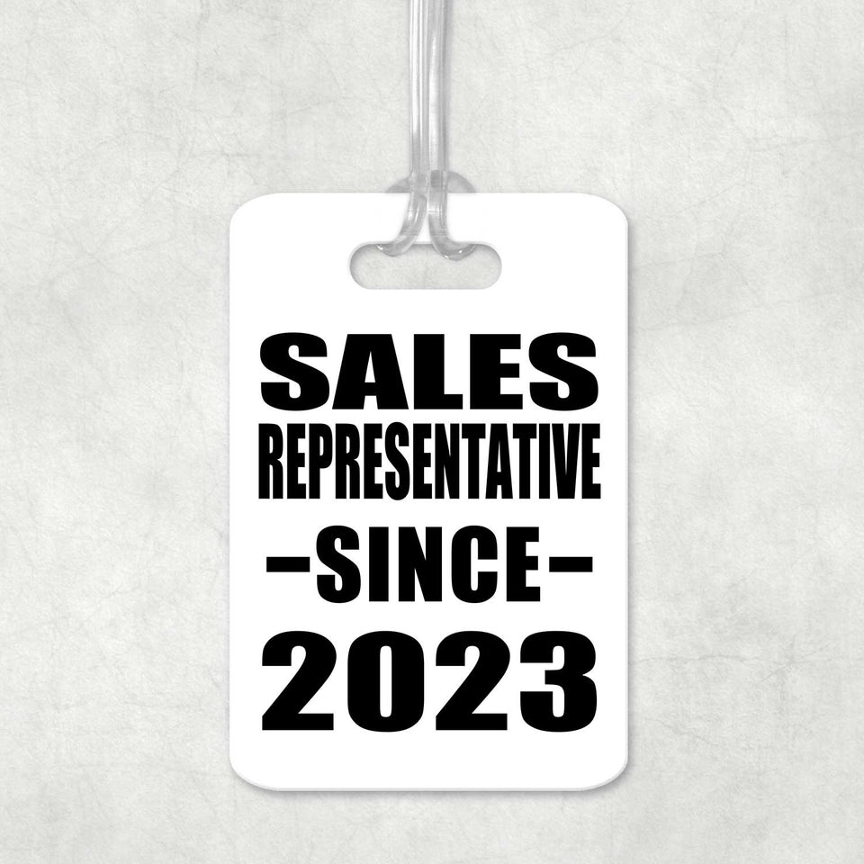 Sales Representative Since 2023 - Luggage Bag Tag