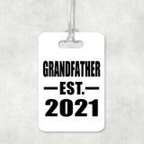 Grandfather Established EST. 2021 - Luggage Bag Tag