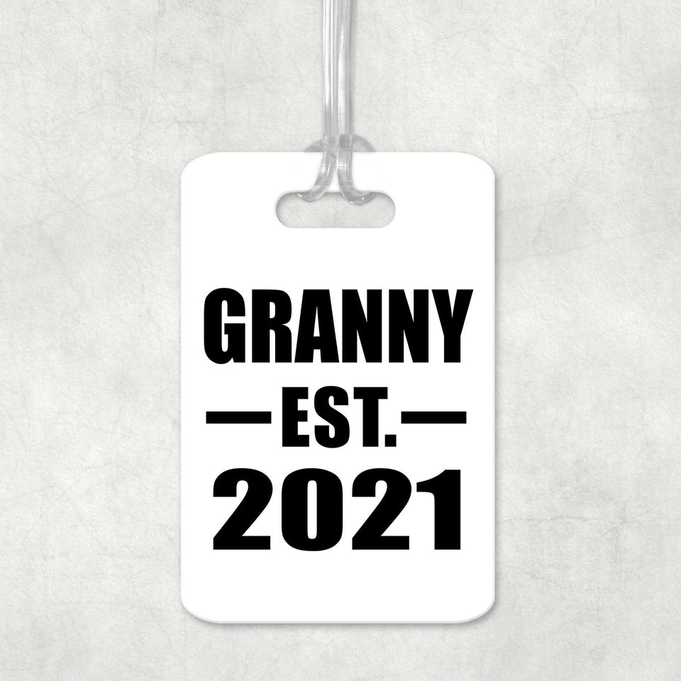 Granny Established EST. 2021 - Luggage Bag Tag