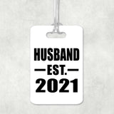 Husband Established EST. 2021 - Luggage Bag Tag