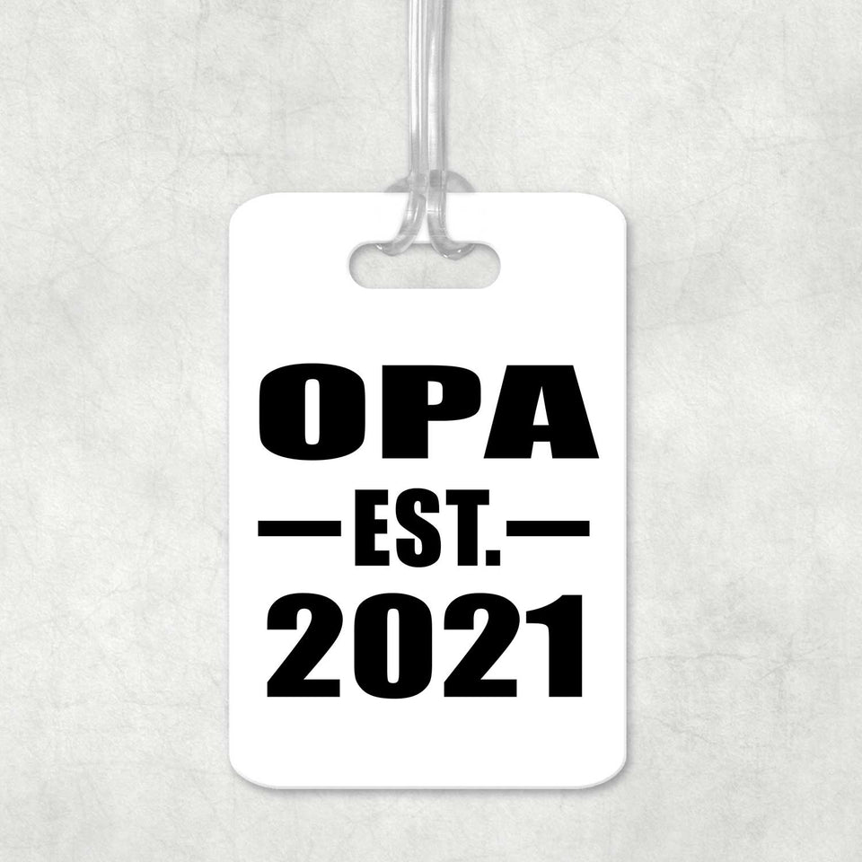 Opa Established EST. 2021 - Luggage Bag Tag