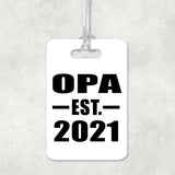 Opa Established EST. 2021 - Luggage Bag Tag
