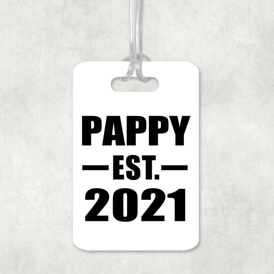 Pappy Established EST. 2021 - Luggage Bag Tag