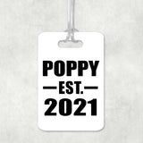 Poppy Established EST. 2021 - Luggage Bag Tag