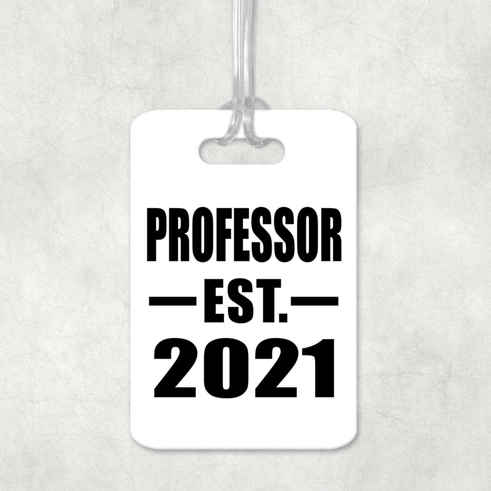 Professor Established EST. 2021 - Luggage Bag Tag
