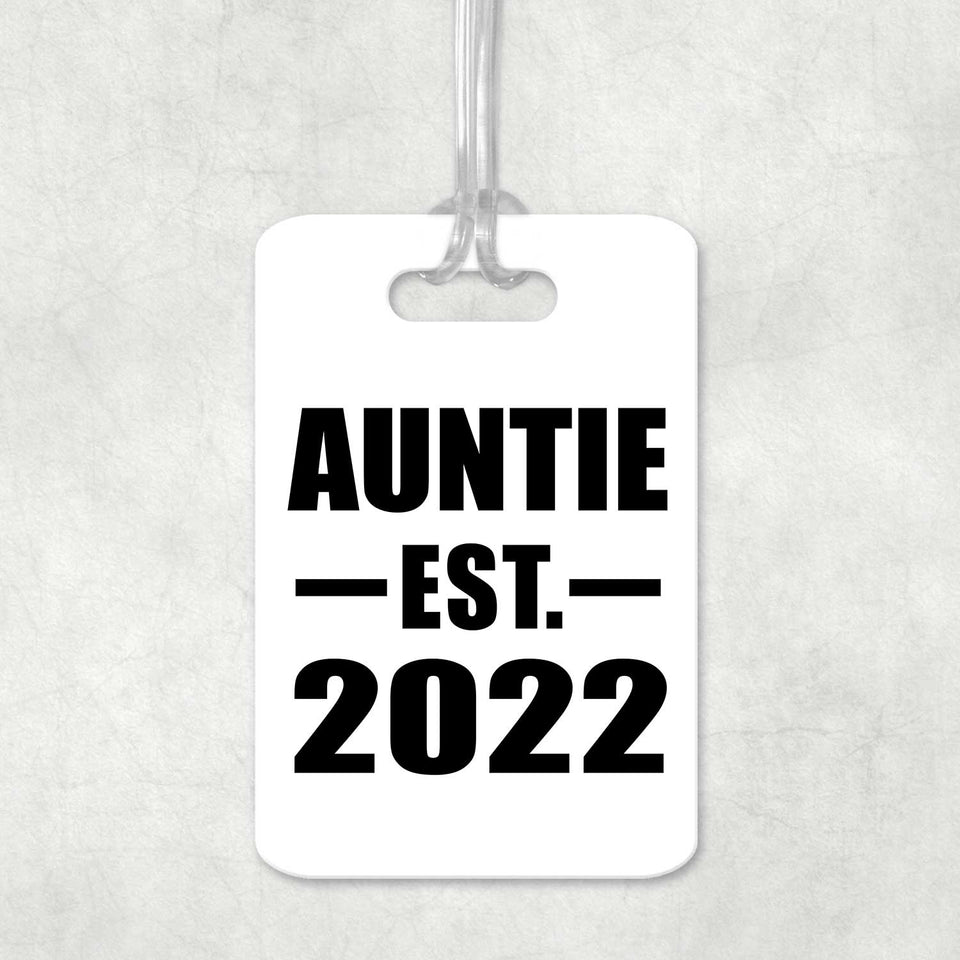 Auntie Established EST. 2022 - Luggage Bag Tag