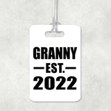 Granny Established EST. 2022 - Luggage Bag Tag