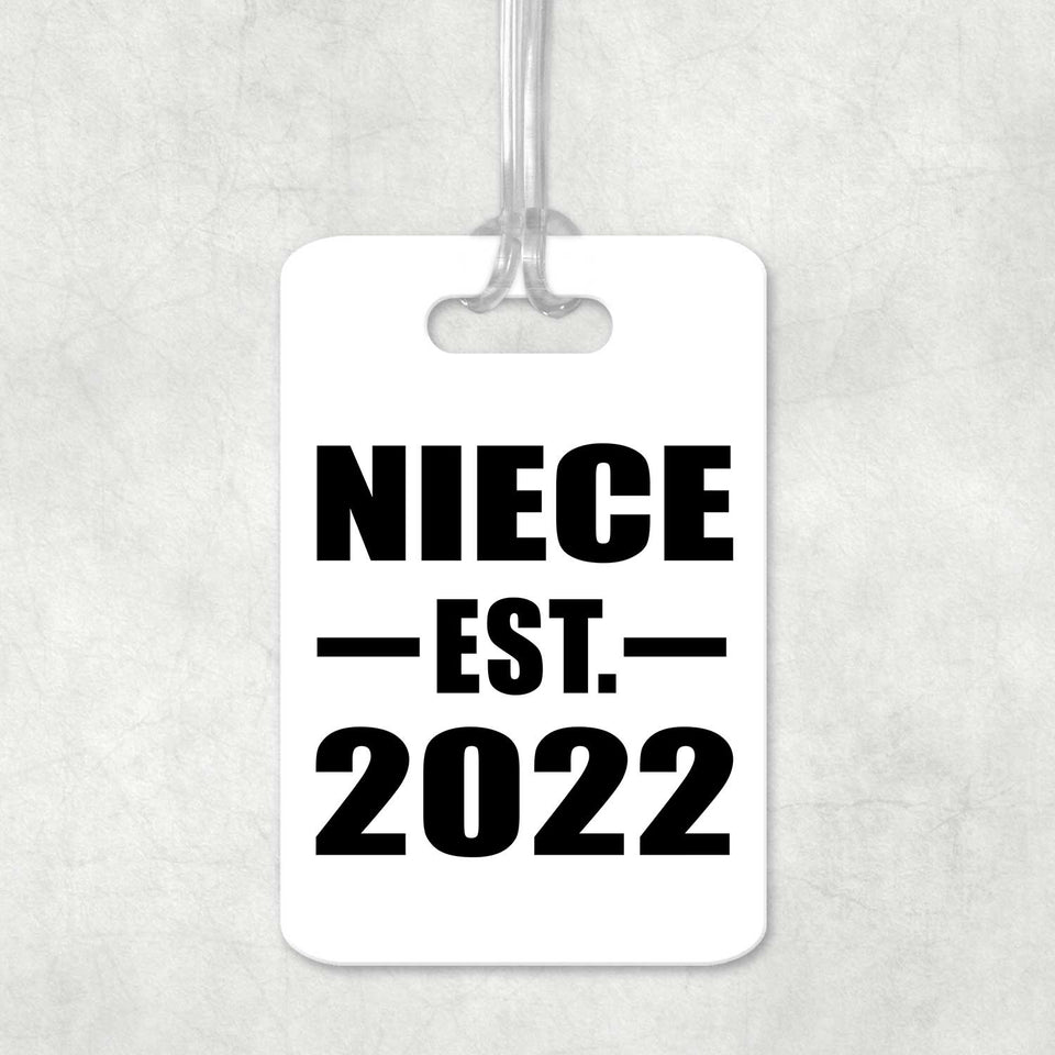 Niece Established EST. 2022 - Luggage Bag Tag