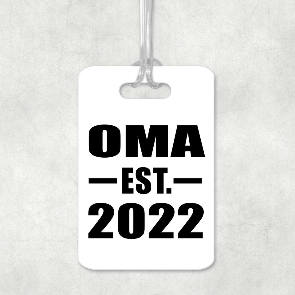 Oma Established EST. 2022 - Luggage Bag Tag
