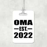 Oma Established EST. 2022 - Luggage Bag Tag