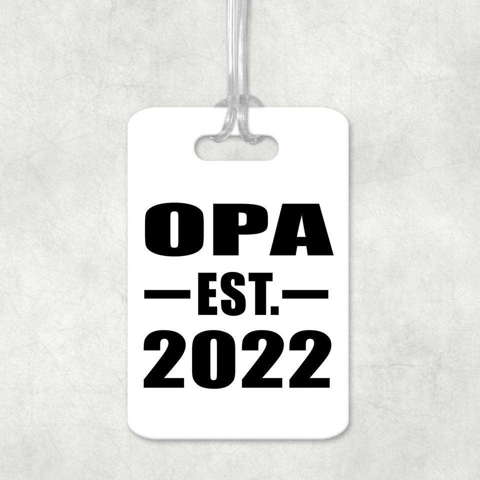Opa Established EST. 2022 - Luggage Bag Tag